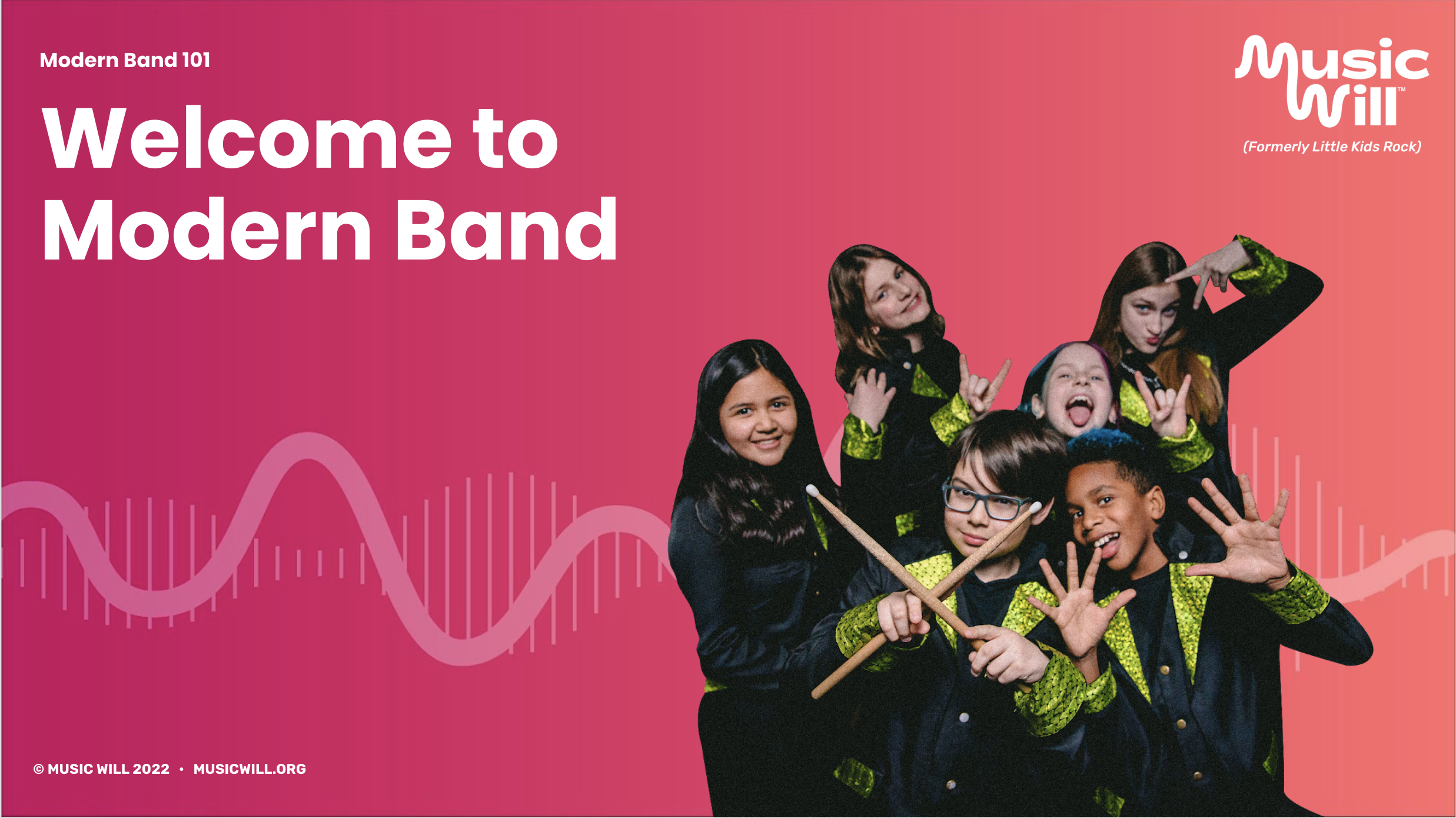 Modern Band 101 Presentation Cover