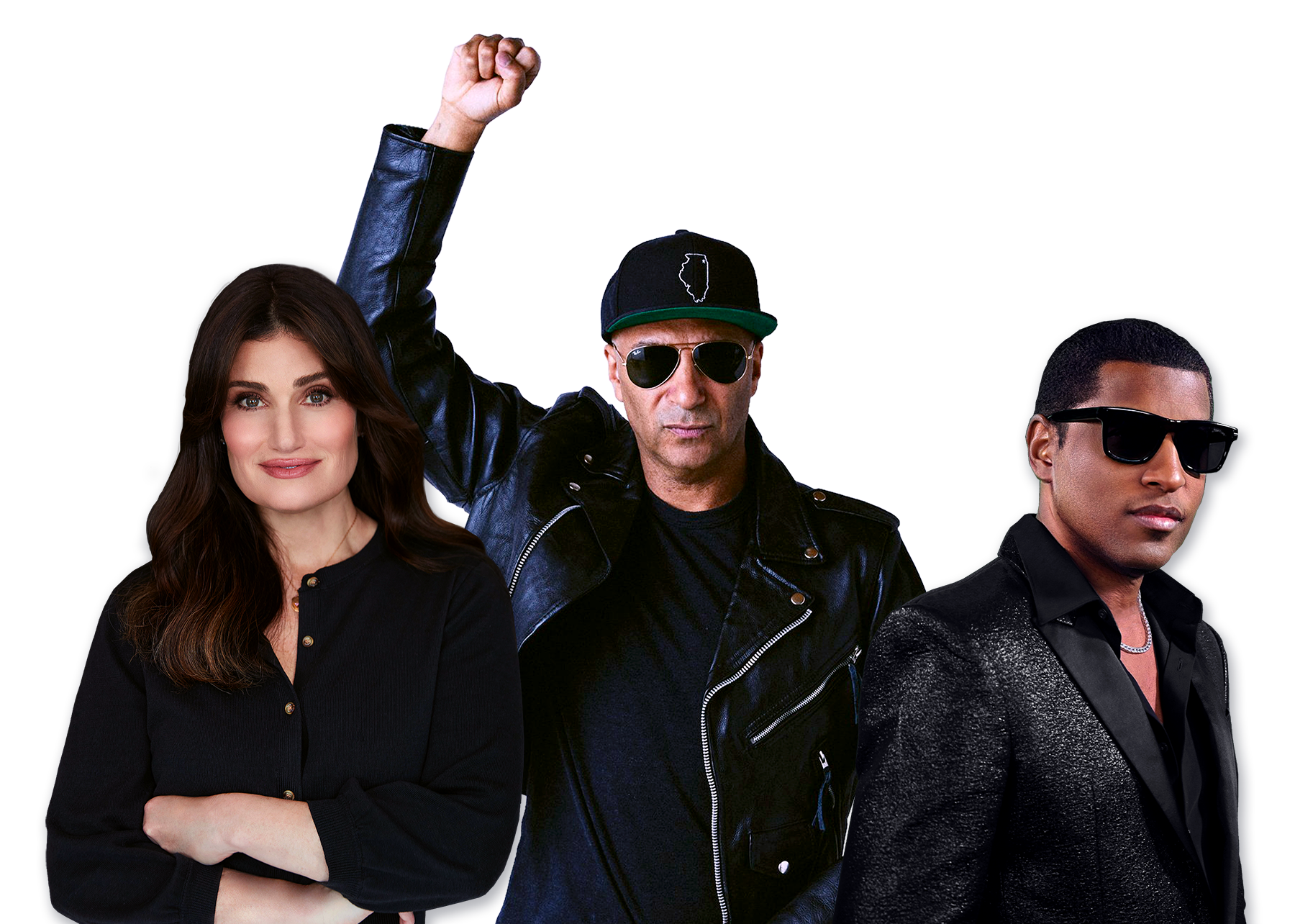 2023-benefit-honorees_idina-menzel-tom-morello-babyface